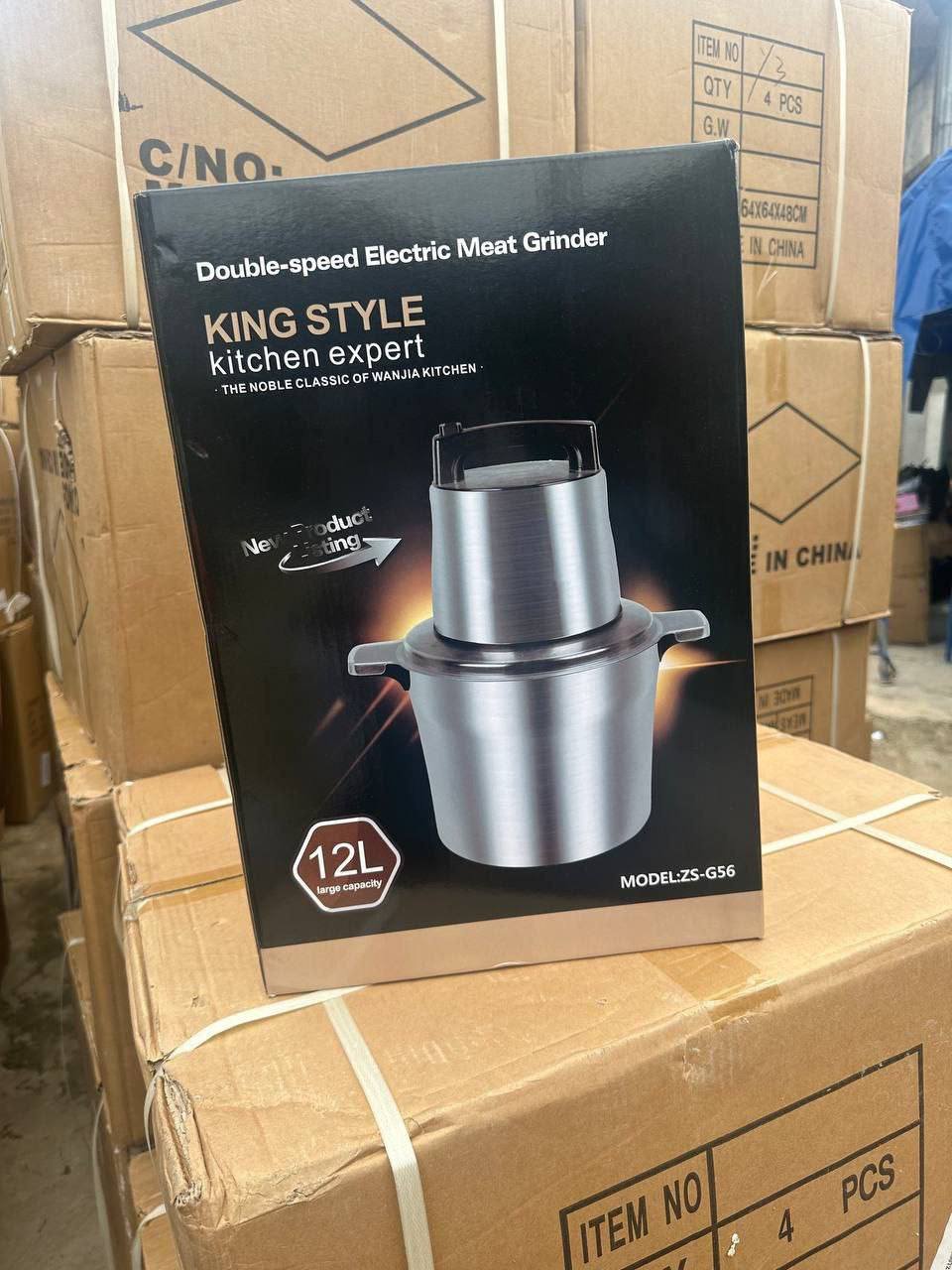 12L king style kitchen expert Food Processor (Yam Pounder)