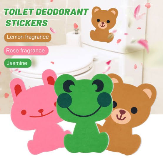 Toilet Teddy Sticker