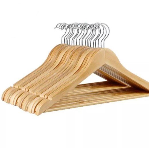 Wooden hanger 10pcs