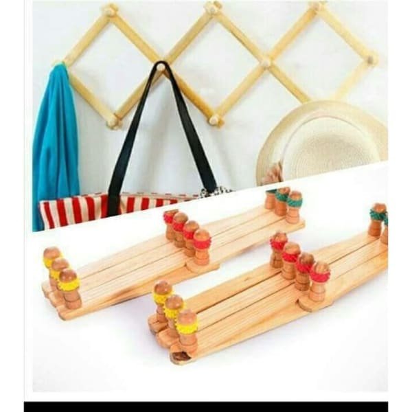Wooden Bag Hanger
