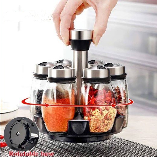 360 rotating spice rack