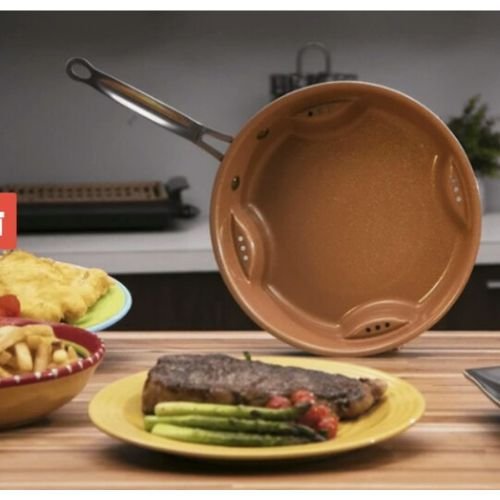 Non-stick air fry pan